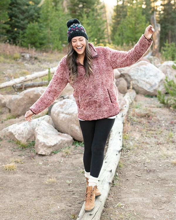 Fleece Sherpa Pullover
