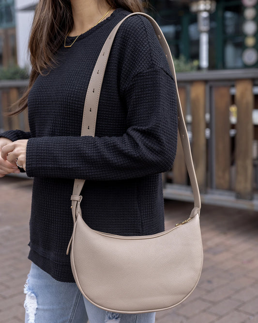Adjustable Length Purse in Natural Tan purse