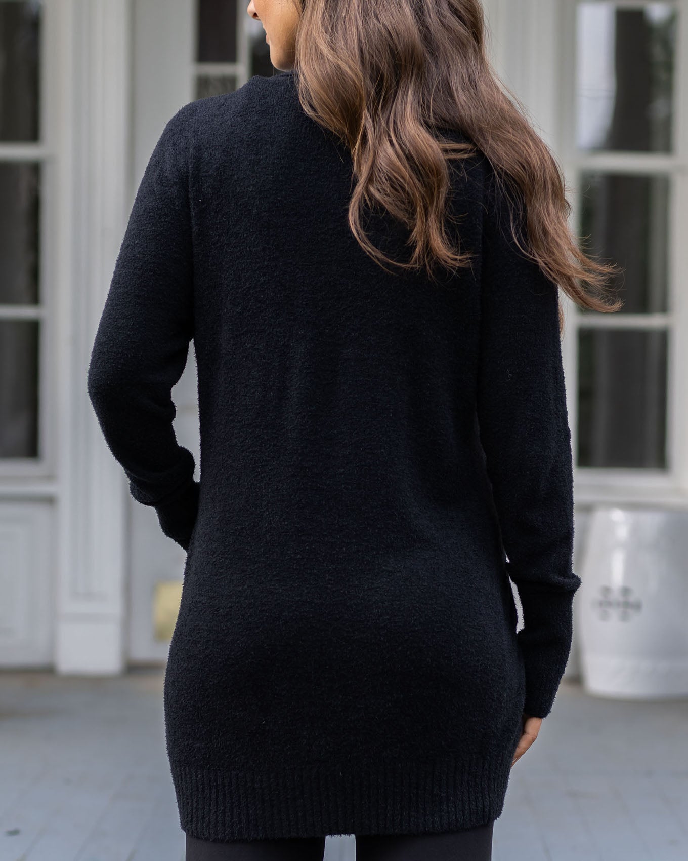 back view of black bambu wrap up