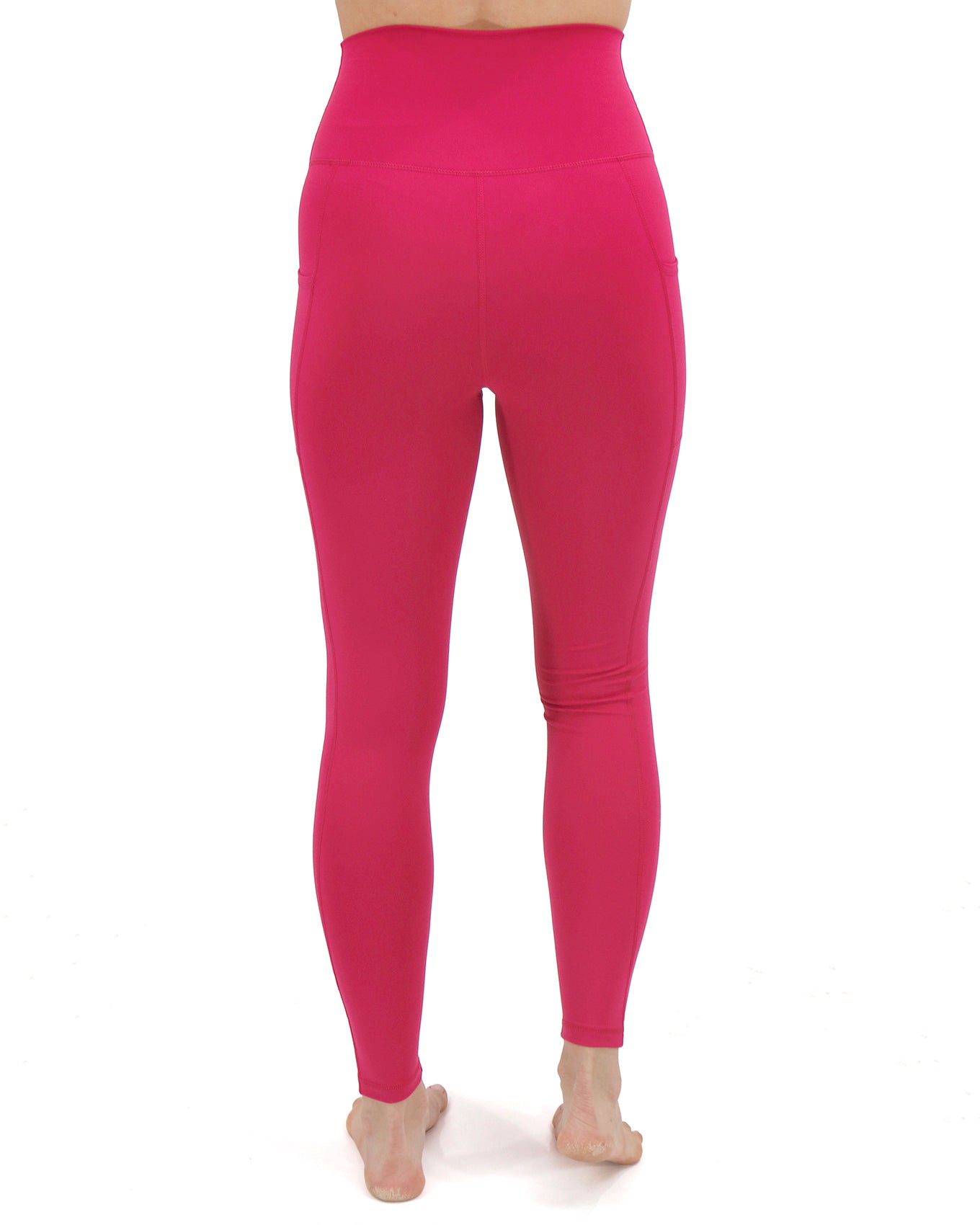 Back stock shot of Azalea Best Squat Proof Pocket Leggings