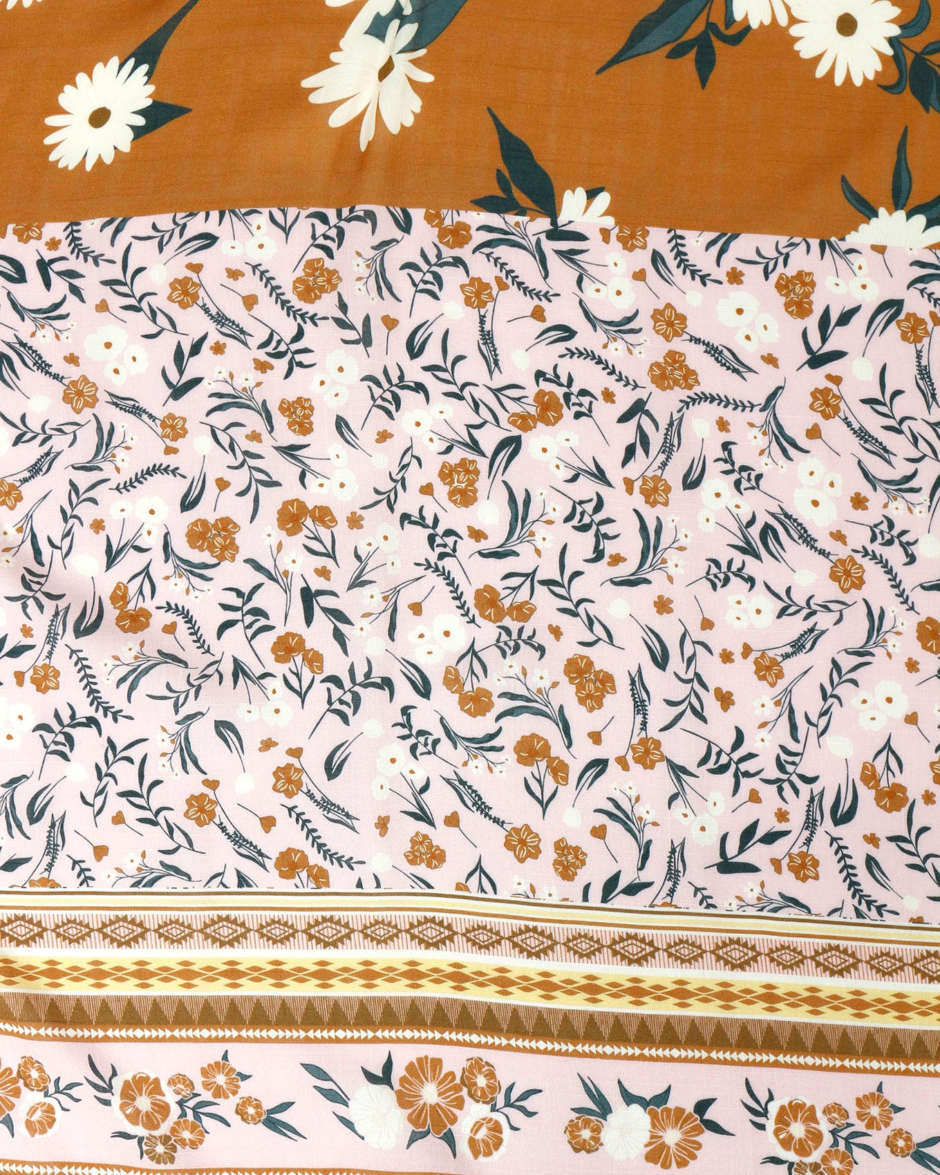 Fabric view of Floral Boho Duster Kimono
