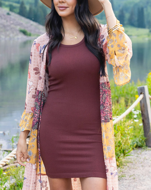 Mahogany Brami Tank Dress ribbed dress