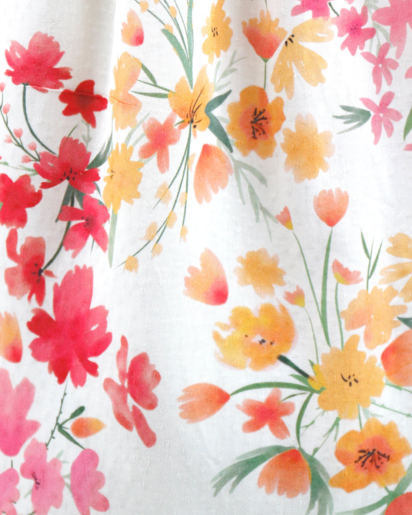 Fabric view of Floral Brooklyn Flowy Blouse