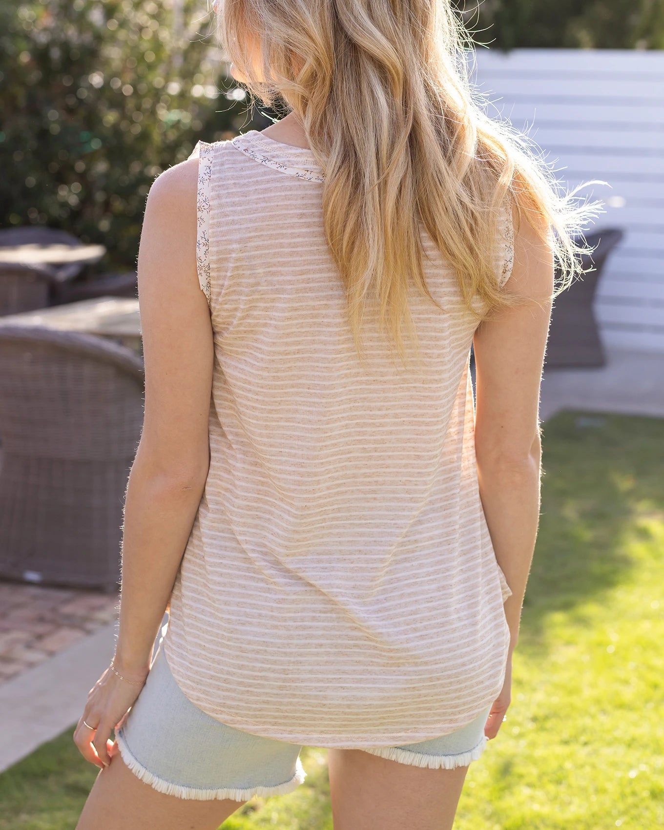 henley tank top womens