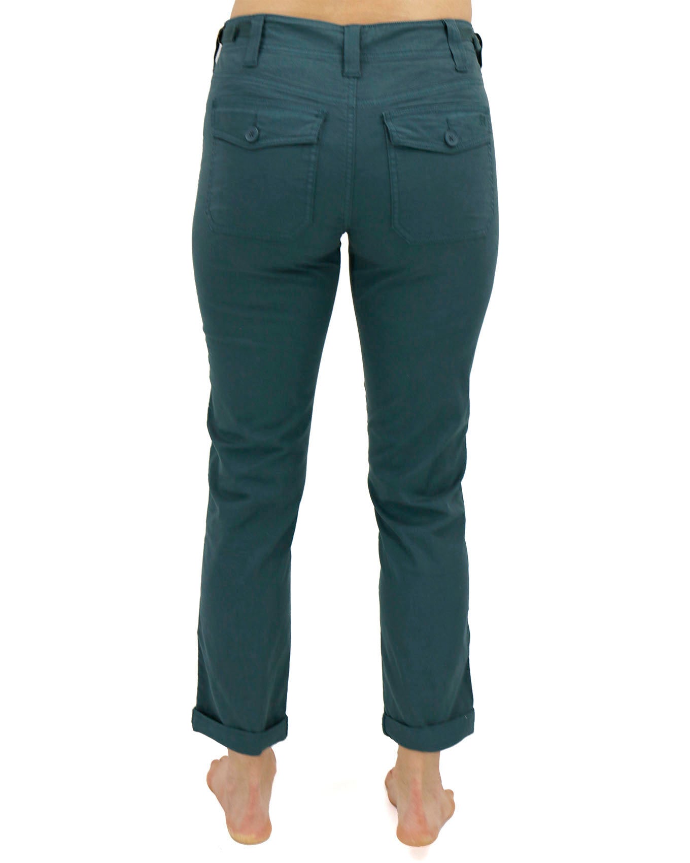 Back stock shot of Green Camper Cargo Pants
