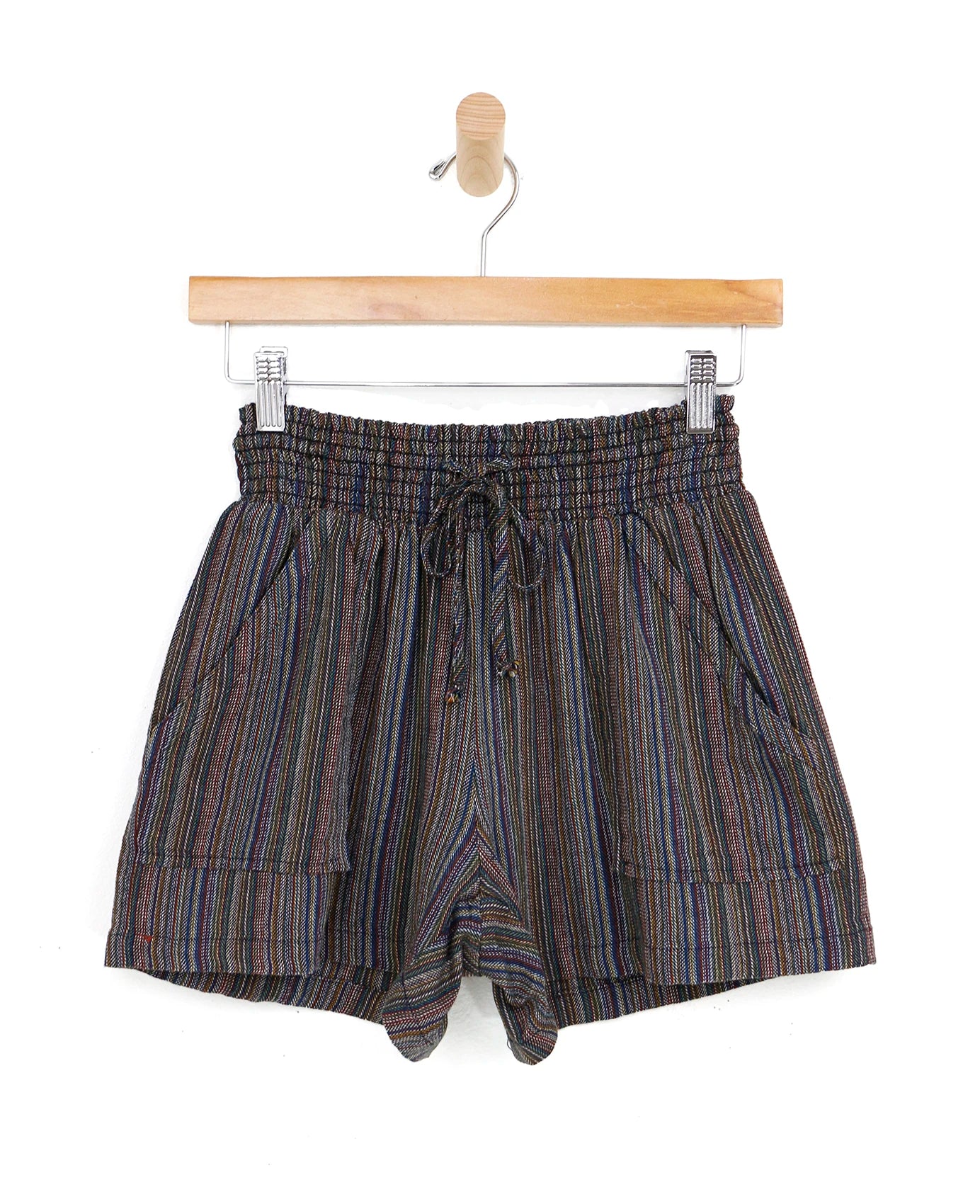 smocked waist shorts