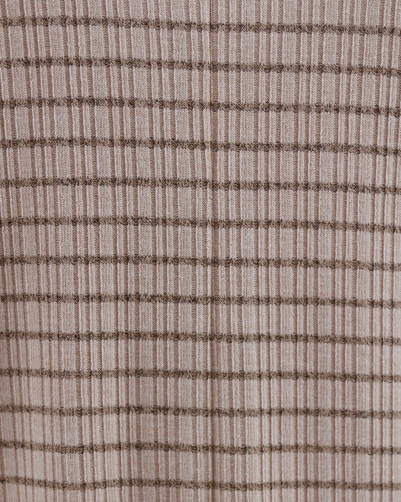 Fabric view of Tan/Black Stripe Coziest Dolman Lounge Top