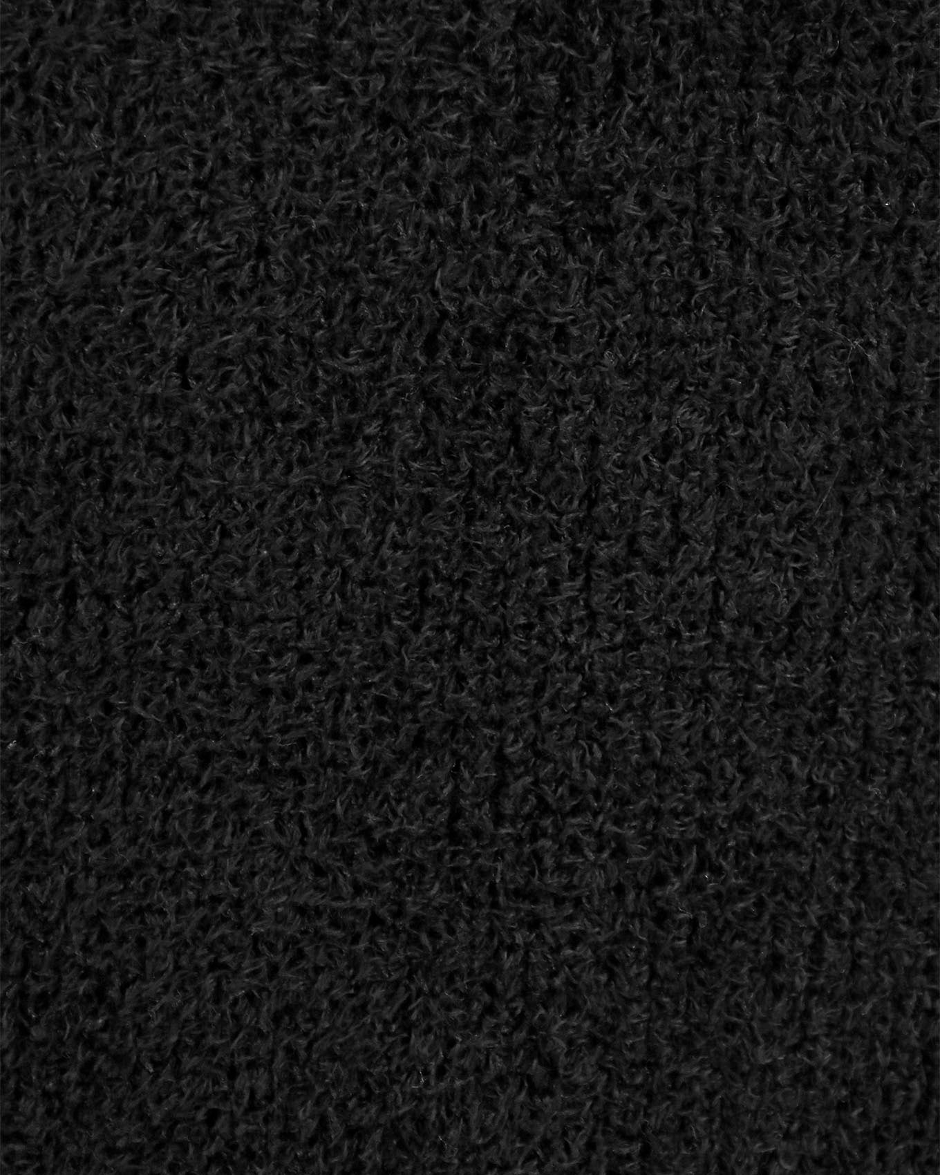 Fabric view of Black Knit Fuzzy Cardigan