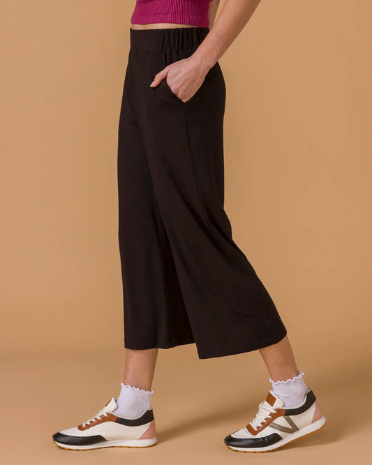 Weekend Ease Wide Leg Crop Pant Weekend Ease Wide Leg Crop Pant