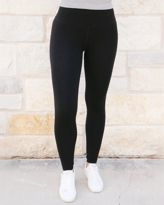 New Perfect Fit High-Rise Leggings in Black black leggings