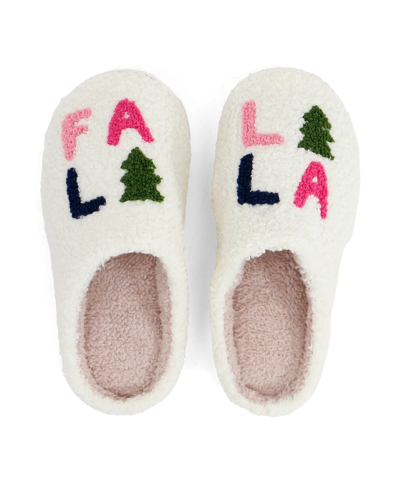 Holiday Fa La La La Slippers - FINAL SALE