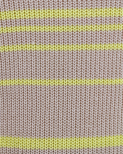 Fabric view of Lemon Lines Lightweight Sweater
