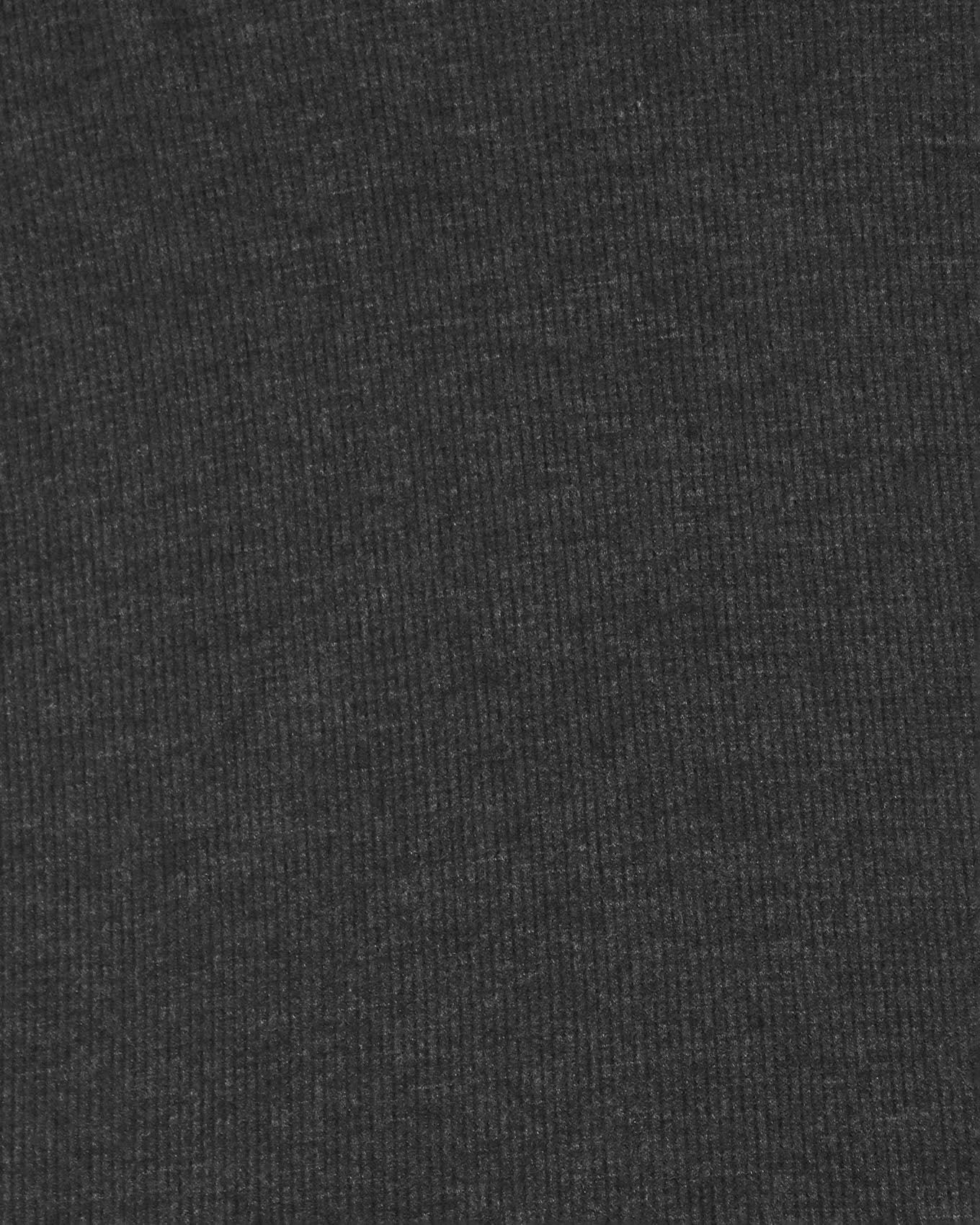 fabric view of charcoal long sleeve tunic tee