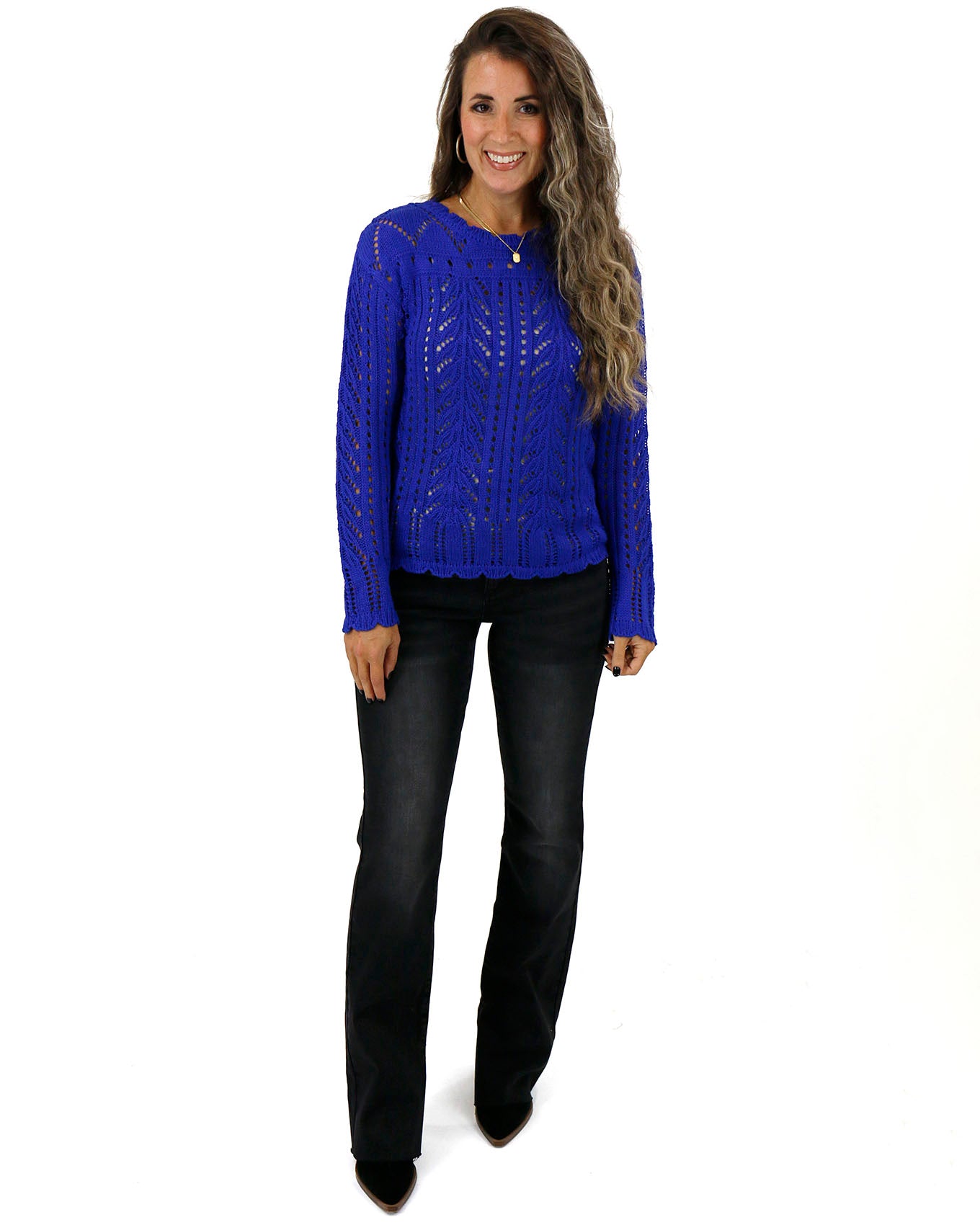 Gemma Pointelle Sweater