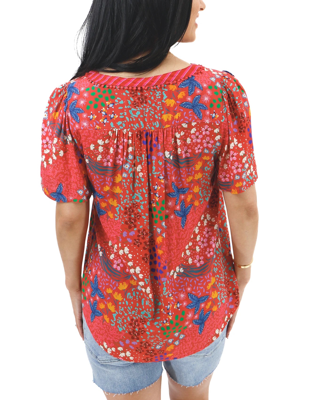 ladies floral tops