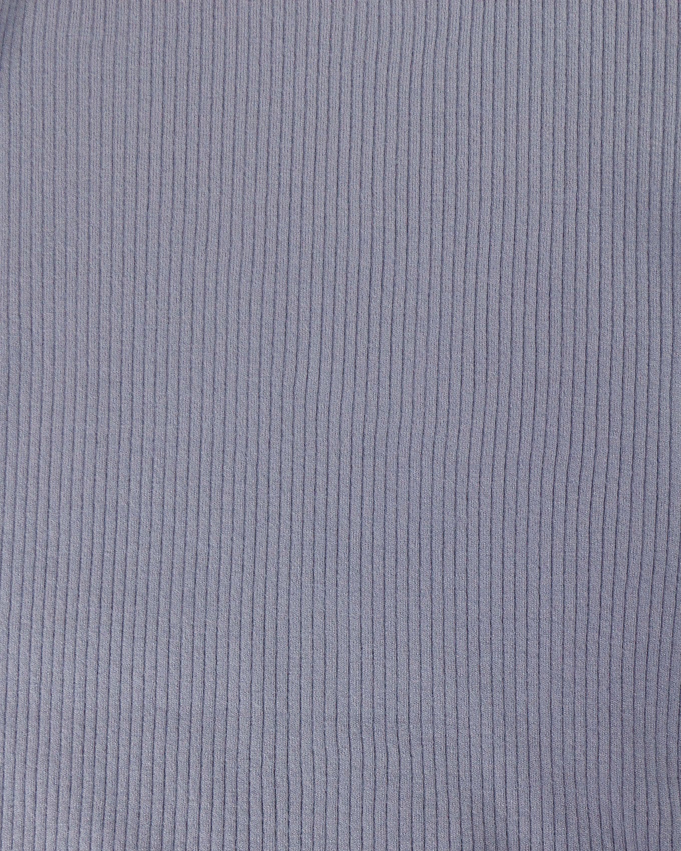 detail view of light blue ribbed turtleneck