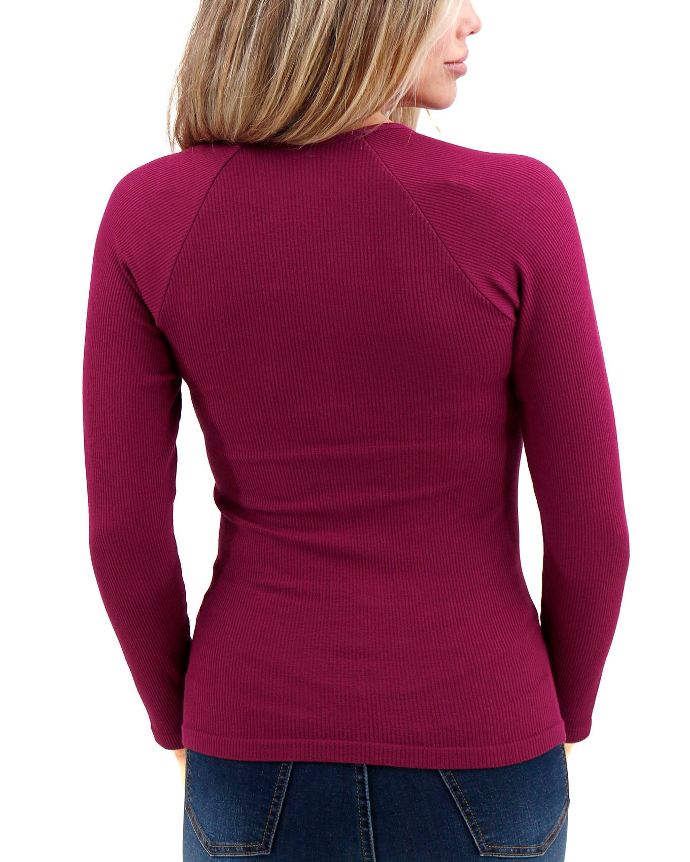 Perfect Fit Mixed Berries Lace Ribbed Top - FINAL SALE