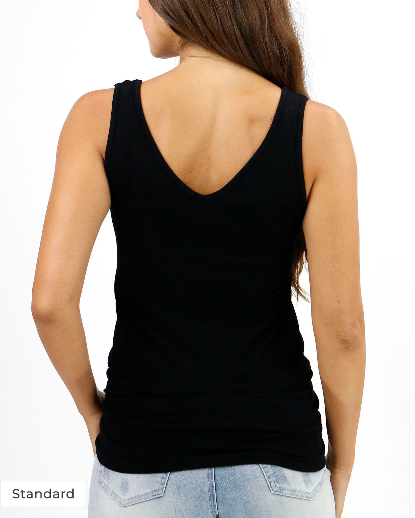 womens black tank top