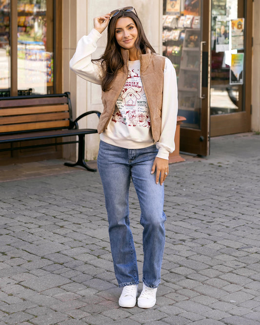 Signature Soft Graphic Sweatshirt - Santa's Workshop - FINAL SALE Christmas sweatshirt