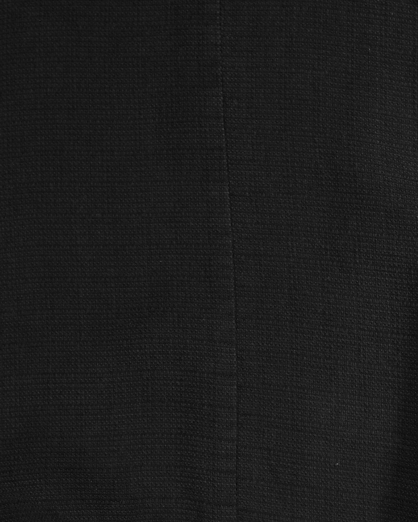 Fabric view of Washed Black Tencel™ Lyocell Baseball Jacket