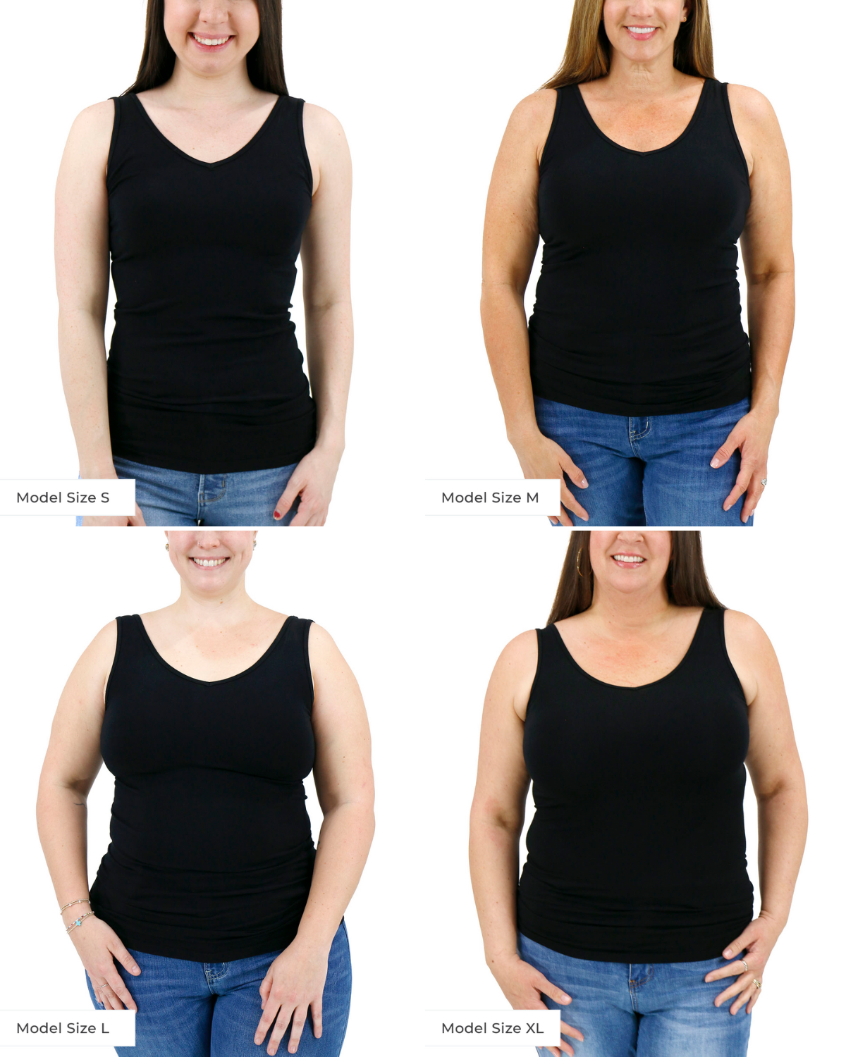 v neck tank tops