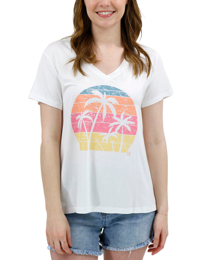 Palm Tree Graphic Tee front detail