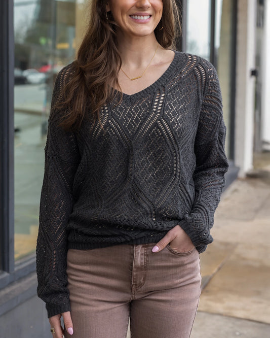 Open knit sweater Open knit sweater