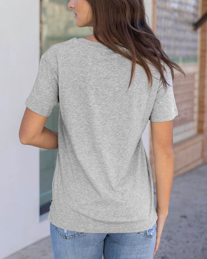 Back view of Runner’s Club Vintage Fit Any Day Graphic Tee