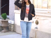 Premium Denim High Waisted Mom Jeans in Non Distressed Mid-Wash - FINAL SALE