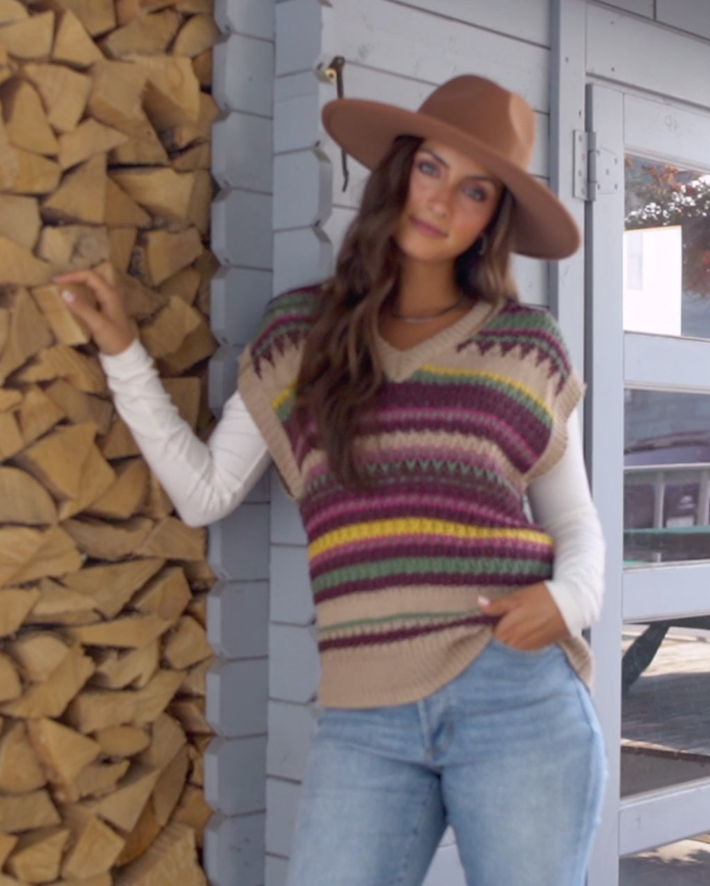 Slouchy Sleeveless Sweater Vest - FINAL SALE