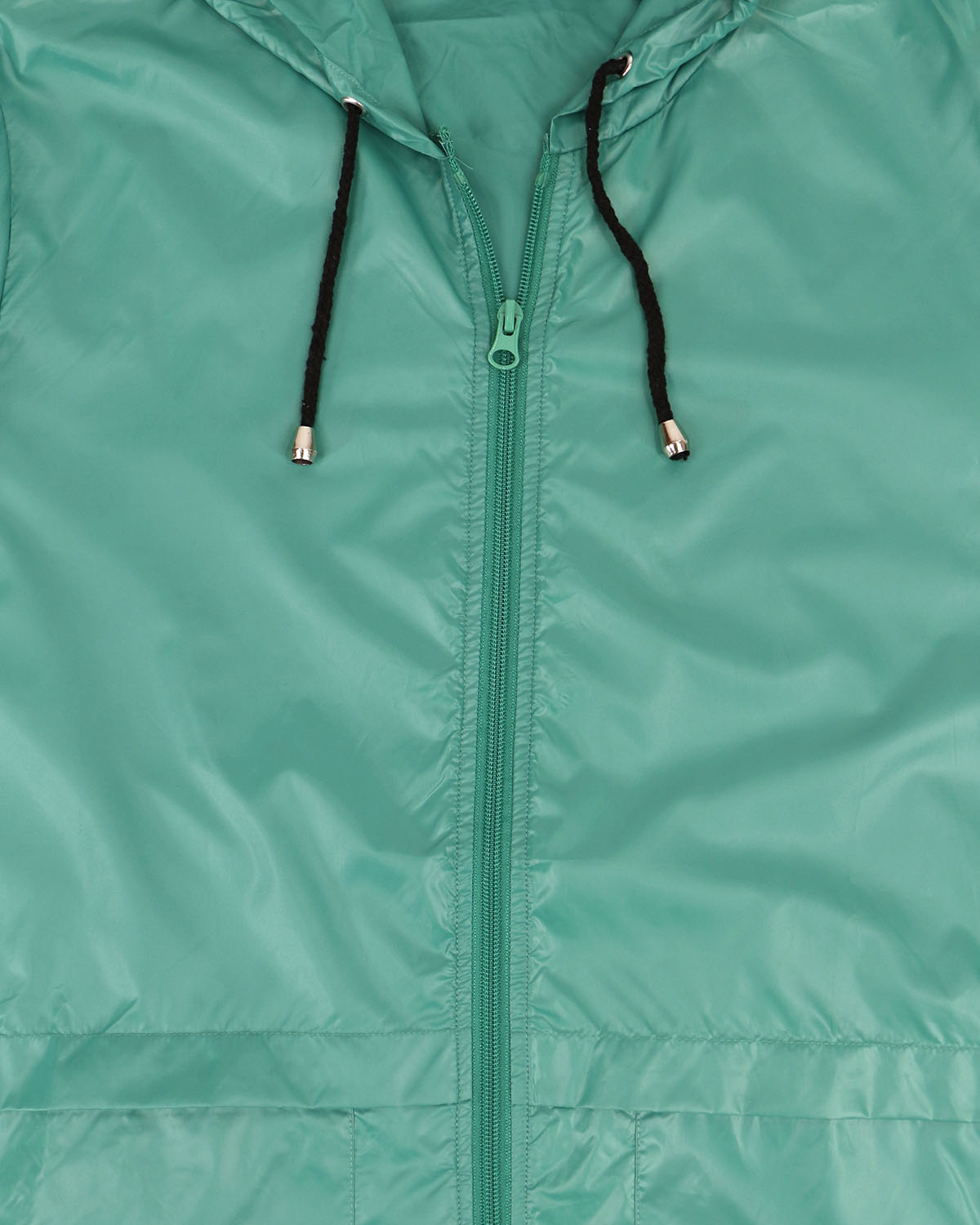 Packable Rain Jacket in Aquamarine - FINAL SALE
