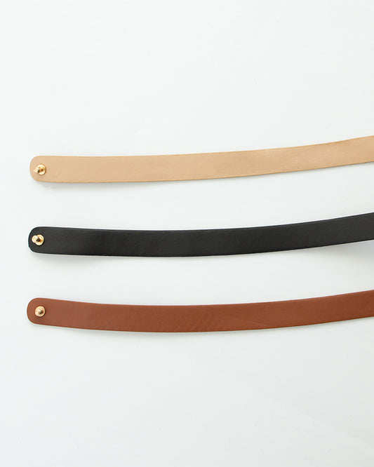 Vegan Black Leather Hat Band - FINAL SALE Vegan Black Leather Hat Band - FINAL SALE