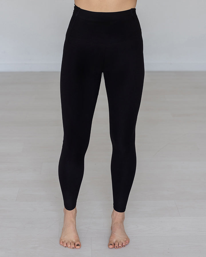 Midweight Daily Leggings in Black- Pocket/No Pocket