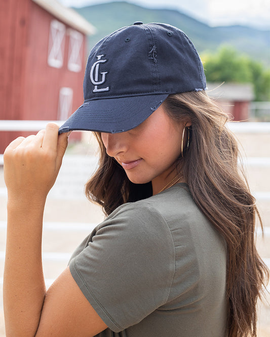 Navy Baseball Cap I Grace & Lace