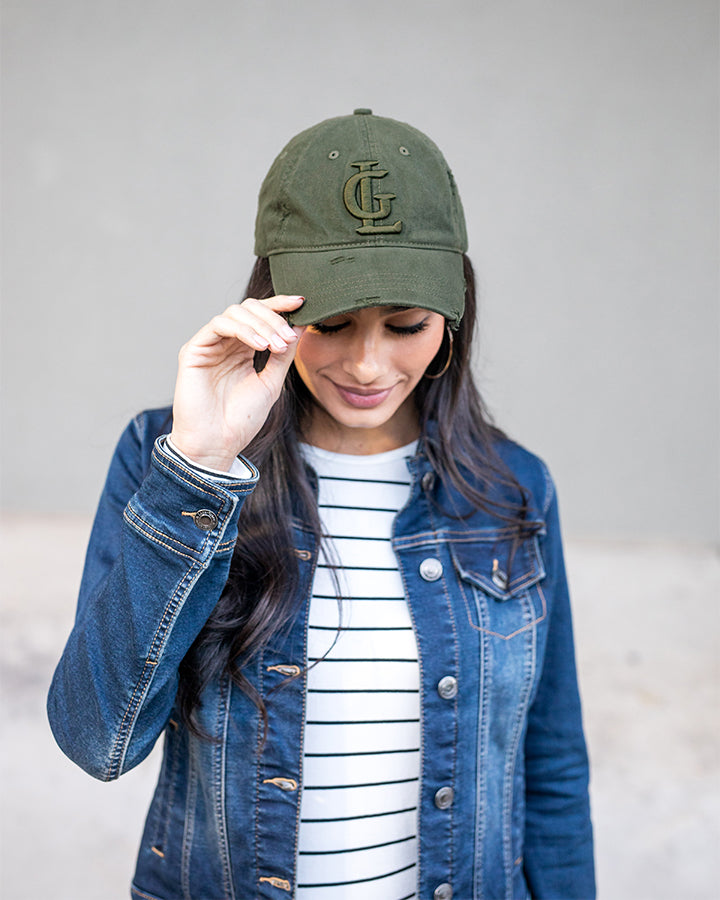 Olive Baseball Cap I Adjustable Cap