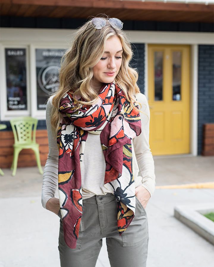 Long sleeve pocket tee I Women's long sleeve tee oatmeal