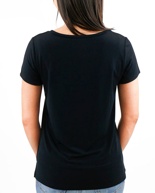 True Fit Perfect Pocket Tee in Black True Fit Perfect Pocket Tee in Black