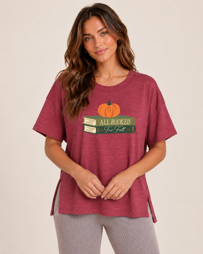 All Booked For Fall Graphic Tee