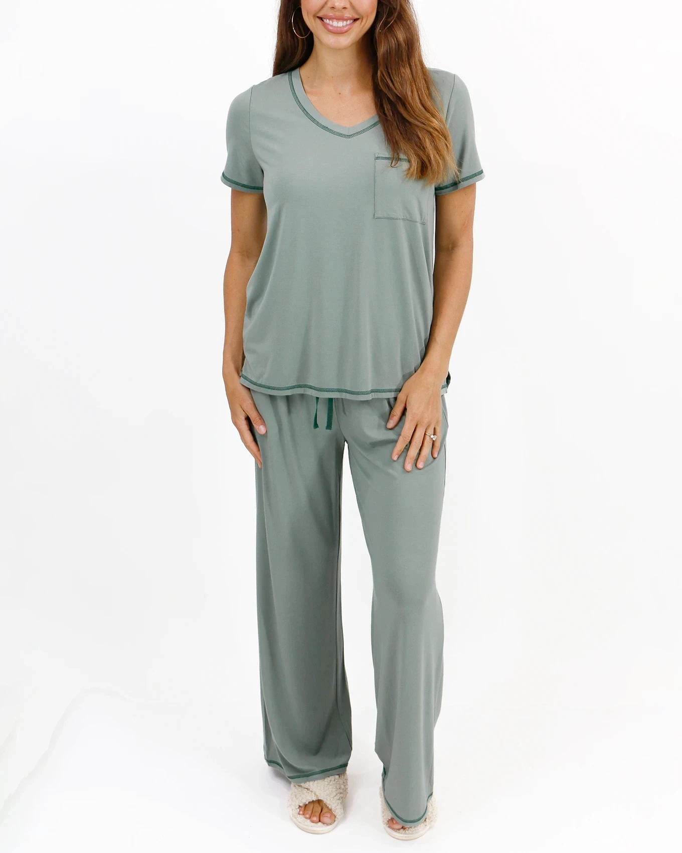 Sage Bambü PJ Set