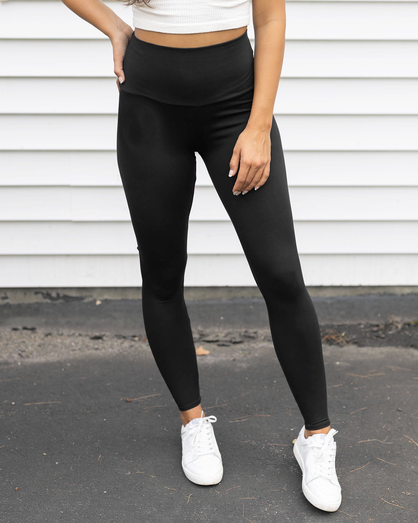 Black High Waisted Leggings Squat Proof in a Fabric That is