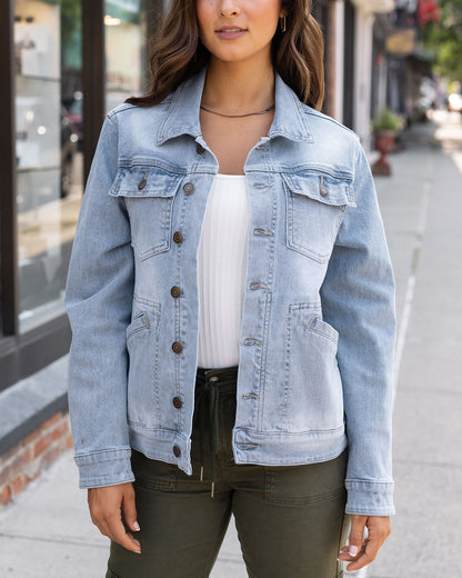 boyfriend style jean jacket