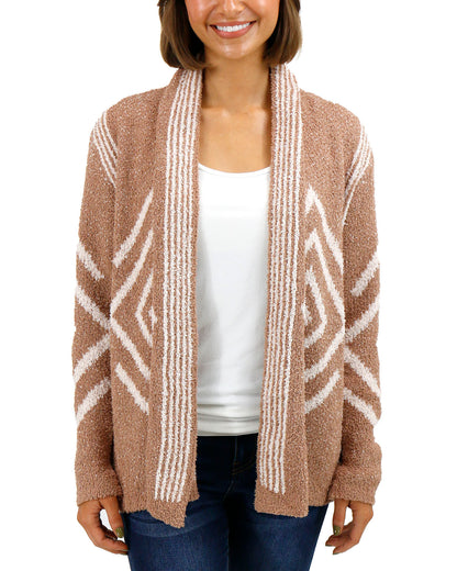 front view stock shot of bozeman cloud cardi