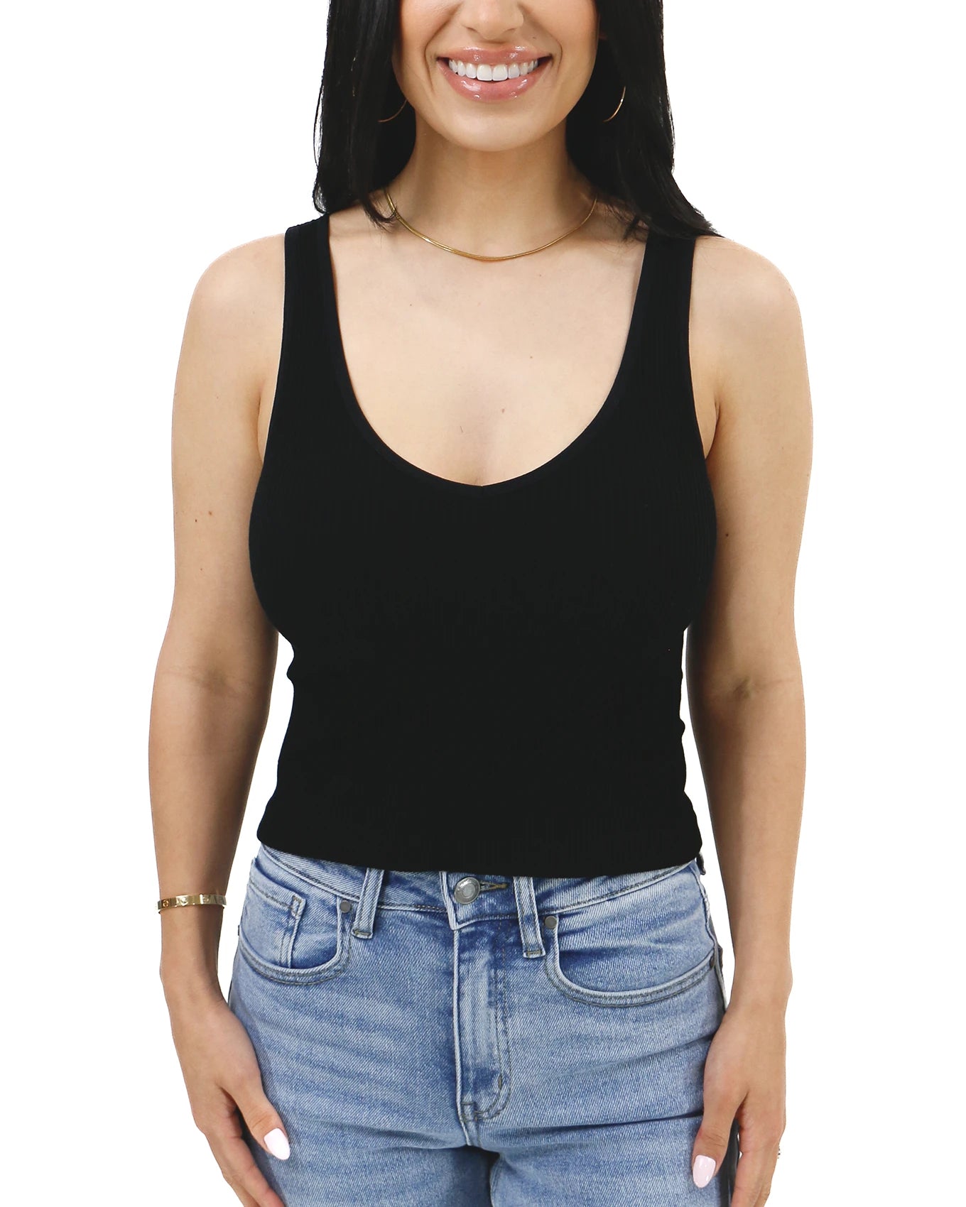 ribbed tank top
