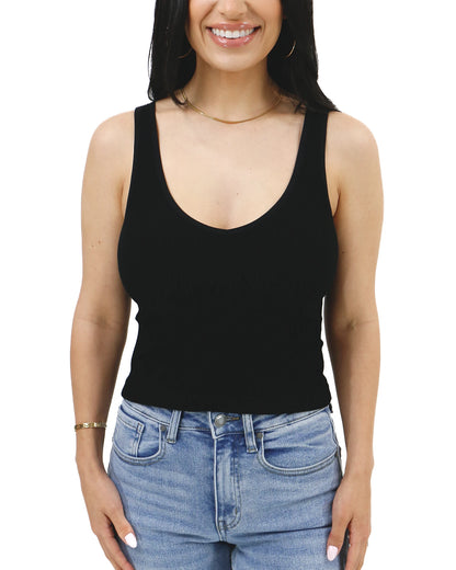 ribbed tank top