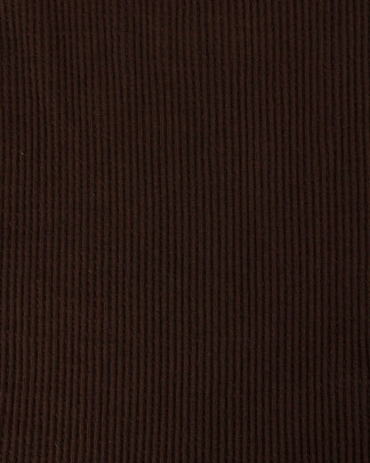 detail view stock shot of chocolate brown brami tank