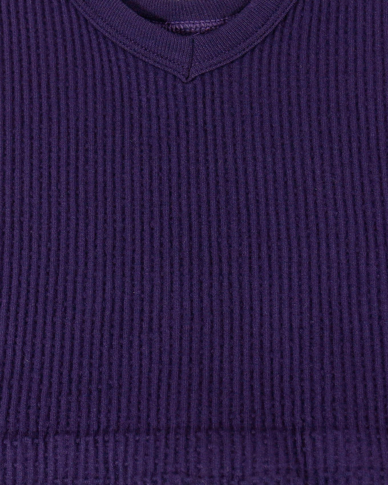 Brami Top Deep Purple Material Close Up