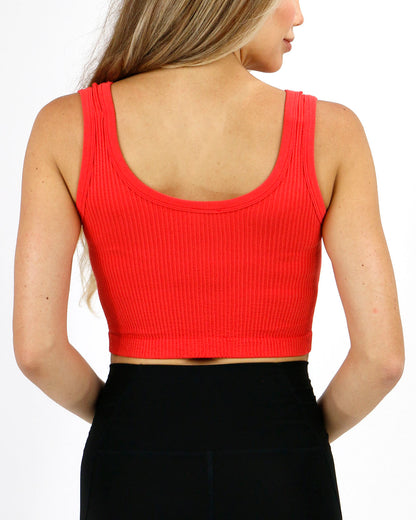 Brami Top Poppy Red Back