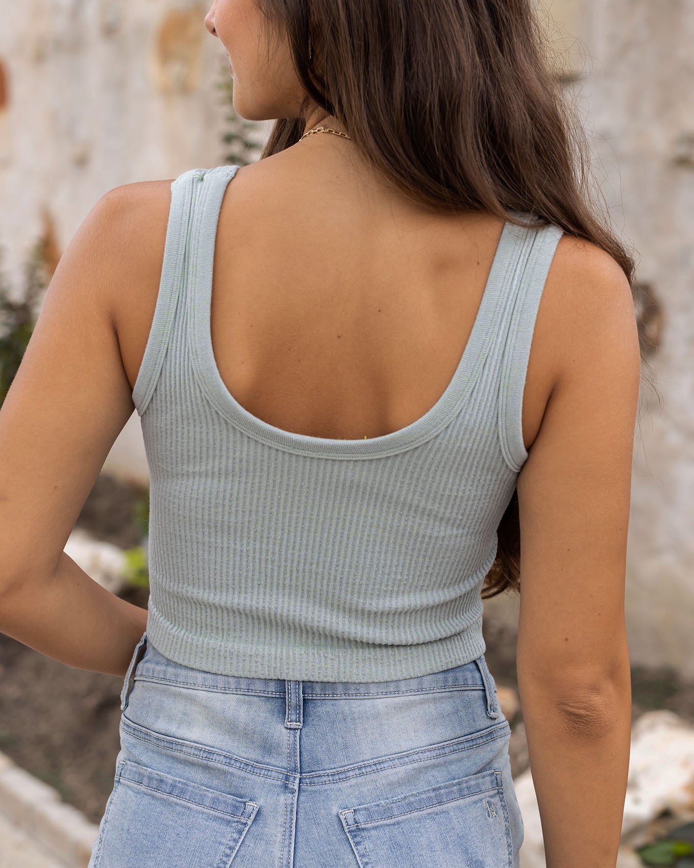 Brami Top Sage Back