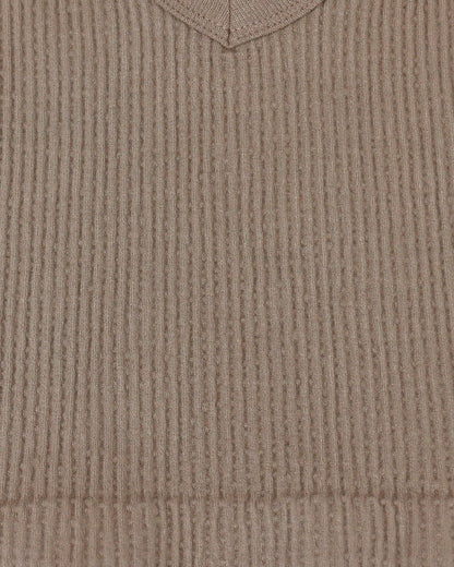 Brami Top Taupe Material Close Up