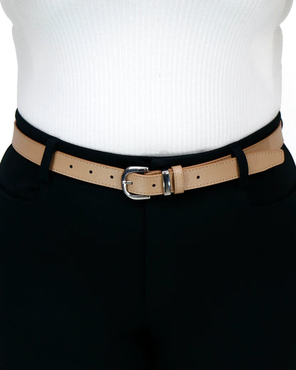 belt with silver buckle